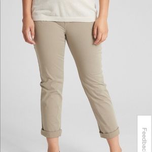 Gap Maternity Full Panel Girlfriend Chinos